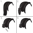 thumbnail image 5 of 10 pinzas para el cabello en espiral TUNC Sencillez negro 5,0 * 1,2 cm, 5 of 5