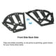 thumbnail image 4 of 2uds Zapatos Cajón Gabinete Bisagras 3 Capas Acero Muebles Bisagra Abatible Placa Marco Giratorio Estante Reemplazo Accesorios para Hogar, Negro, 4 of 7
