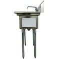 thumbnail image 5 of 3 Compartment Utility Sink with Faucet, NSF 36x43 in. Commercial Restaurant Utility Kitchen Sink Triple Compartment Stainless Steel, 5 of 10