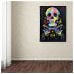 Dean Russo 'Skull and Guns' Canvas Art 18 x 24