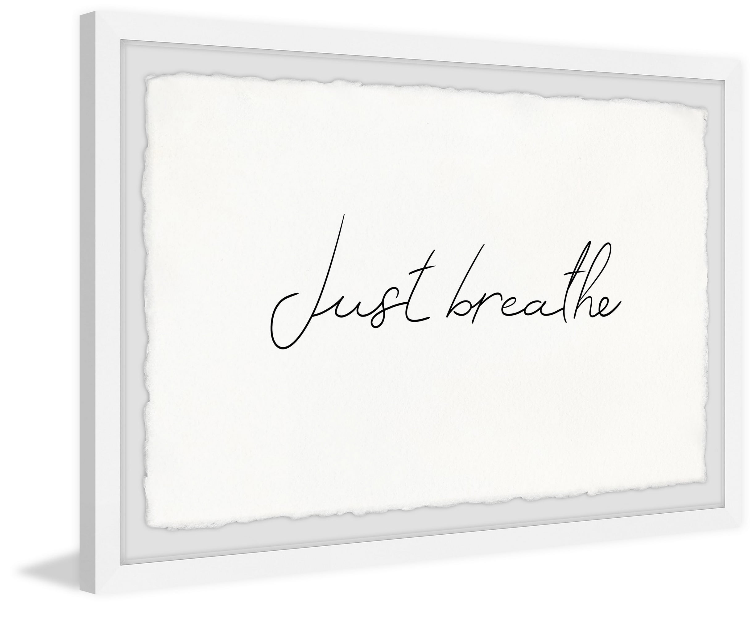 Marmont Hill Keep Breathing Framed Wall Art