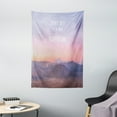 thumbnail image 1 of Adventure Tapestry, Ethereal View of Kawah Ijen Crater in Indonesia Scenic Misty Land, Wall Hanging for Bedroom Living Room Dorm Decor, 40W X 60L Inches, Pale Pink Tan Pale Blue, by Ambesonne, 1 of 2