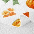 thumbnail image 5 of Manfei Classic Halloween Pumpkin Lantern Bed Spread Queen,Flying Bat Print Queen Coverlet Set,3pcs,1 Quilt and 2 Pillowcases, 5 of 7