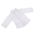 thumbnail image 4 of Blanca De Moda Tops De Manga Larga Conjunto Pulgadas Dolls Ropa Accesorio Macarena Camisa blanca de muñeca, 4 of 5