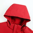 thumbnail image 5 of YLSDY Fashion Wind Breaker Jackets Mens Fashion Lightweight Zip up Rain Coats with Pockets Solid Hiking Outdoor Windbreaker Red XXL, 5 of 9