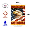 thumbnail image 2 of Toland Home Garden God Bless America 4th of July Patriotic Flag Double Sided 12x18 Inch, 2 of 5