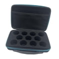 thumbnail image 1 of Bolsa protectora especial yo con 11 ranuras, a prueba de golpes, portátil, multiusos, con asa y organizador de doble cremallera azul, 1 of 10
