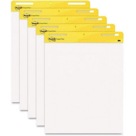 3M Post-It Super Sticky Self-Stick Easel Pad - 30 Sheet - 25" X 30" - 4 / Carton - White Paper (559Vad)