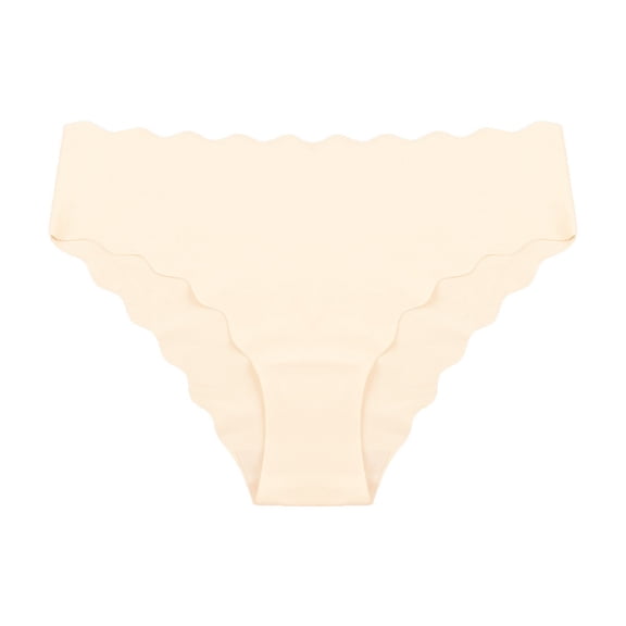 Yangnuo Womens Solid Color Comfy Sexy Underwear Briefs Women's Large Size Underwear Low Waist Breathable Nylon Briefs Ice Silk Seamless Underwear
