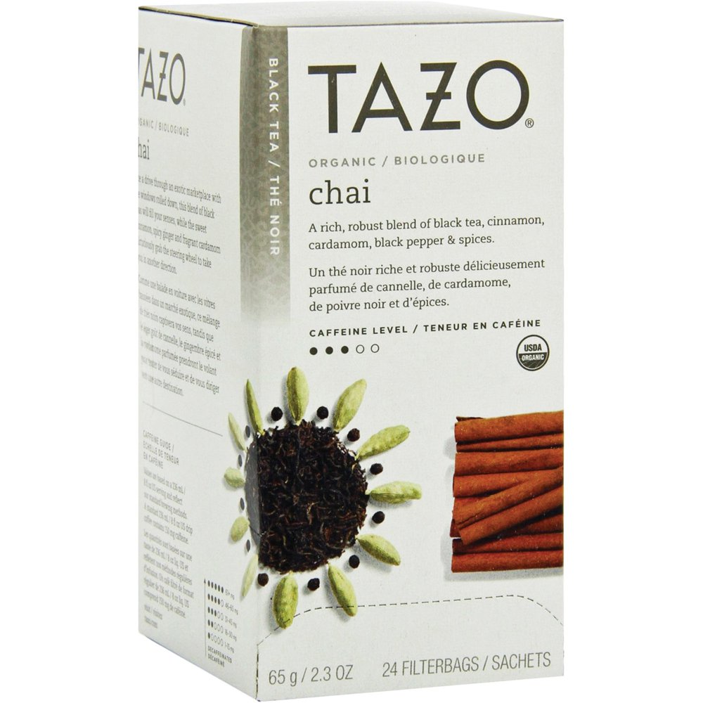 Tazo Chai Filter Bag Tea, 24 Ct