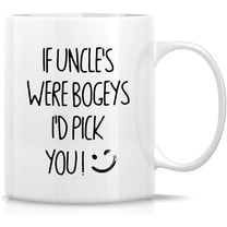 Funny Mug - If Uncle's Were Bogeys I'd Pick You Uncle 11 Oz Ceramic Coffee Mugs - Funny, Sarcasm, Humor, Sarcastic Inspirational Thank You birthday gifts for him brother friend coworker