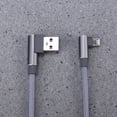 thumbnail image 2 of Miangastore USB Micro Cable Grey 1Set 39.4x1x0.35In Metal Nylon Copper, 2 of 8