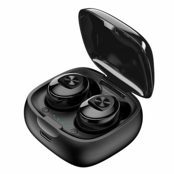 Auriculares para correr Fitness Verdaderos auriculares inalámbricos en la oreja Auriculares 5.0 compatibles con Bluetooth recargables, Negro Eigraketly EL000341-01B
