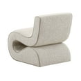 thumbnail image 3 of TOV Furniture Senna Speckled Grey Boucle Accent Chair, 3 of 6