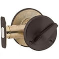 thumbnail image 2 of Schlage B581 613 Grade 2 Door Bolt Inside Turn x Blank Plate Adjustable 2-3/8 and 2-3/4 Backset Dark Oxidized Satin Bronze Oil Rubbed Finish, 2 of 2