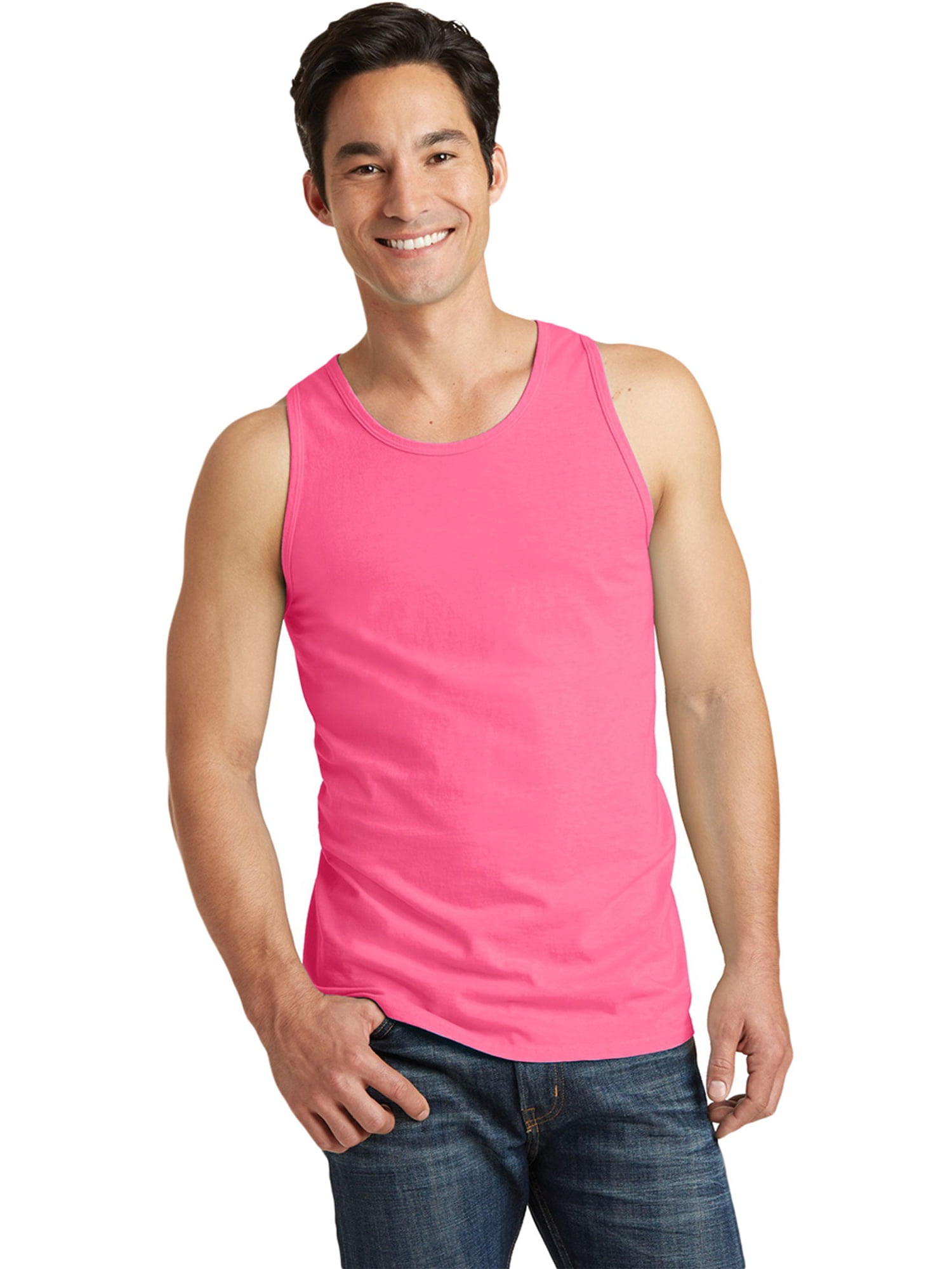 Adult Pigment Dye Tank Top Weird Ways White