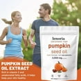 thumbnail image 3 of LENORIA Pumpkin Seed Oil 3000mg|180=900Capsules|ColdPressed|- NEW, 3 of 7