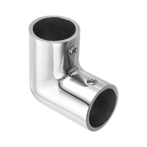 Uxcell Boat Handrail Fitting Marine Grade 316 Stainless Steel 2-Way Elbow Pipe Connector for 7/8inch O.D.Tube