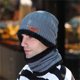 thumbnail image 1 of Conjunto de gorro de invierno para hombre y mujer, gorro y silenciador de punto grueso de terciopelo Wmkox8yii jkg6715, 1 of 2