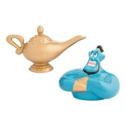 Vandor Disney Aladdin Genie & Lamp Sculpted Ceramic Salt & Pepper Set #86030