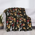 thumbnail image 3 of Uemuo Various Mushrooms Printed Throw Blanket for Couch, Fluffy Fuzzy Blankets for Bed, Sofa, Cozy Flannel Faux Fur Blanket-80"x60", 3 of 6