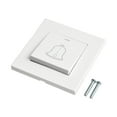 thumbnail image 3 of Panneau en Plastique ABS pour Maison, Sonnette de Porte, Bouton-Poussoir, Interrupteur de Sonnette, Blanc, Domestique, 220 V, Bouton de Réinitialisation Automatique, Interrupteurs de Sonnette, 3 of 8