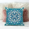 thumbnail image 2 of Amrita Sen Designs  20 x 20 in. Paisley Leaf Geo Suede Zippered Pillow with Insert - Multi Color, 2 of 5