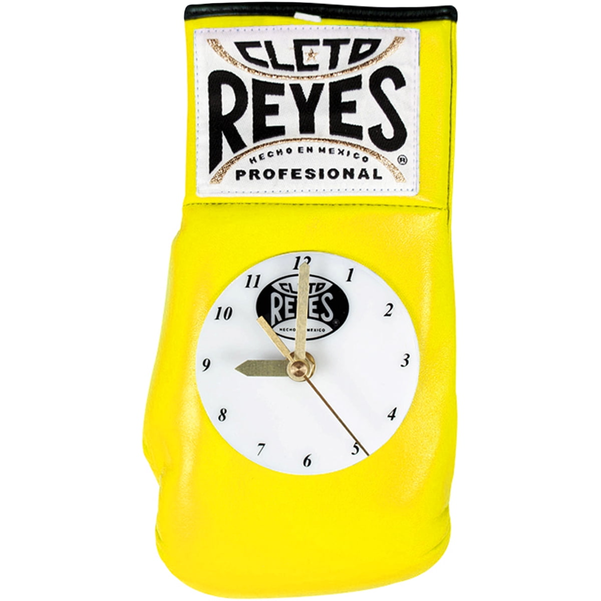 Cleto Reyes Cleto Reyes 10 oz Yellow Authentic Pro Fight Leather Clock Glove 