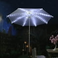 thumbnail image 1 of yeacher Color-Changing LED Umbrella Light with Remote Control, 104 Warm White/Colorful Lights, 1.2M Waterproof Battery/Solar/USB Powered for Outdoor Decor, 1 of 7