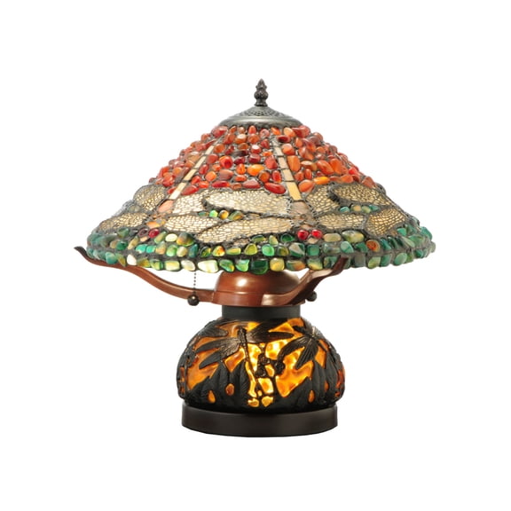 Meyda Tiffany 138102 Lighting, 16.5" Height, Finish: Mahogany Bronze