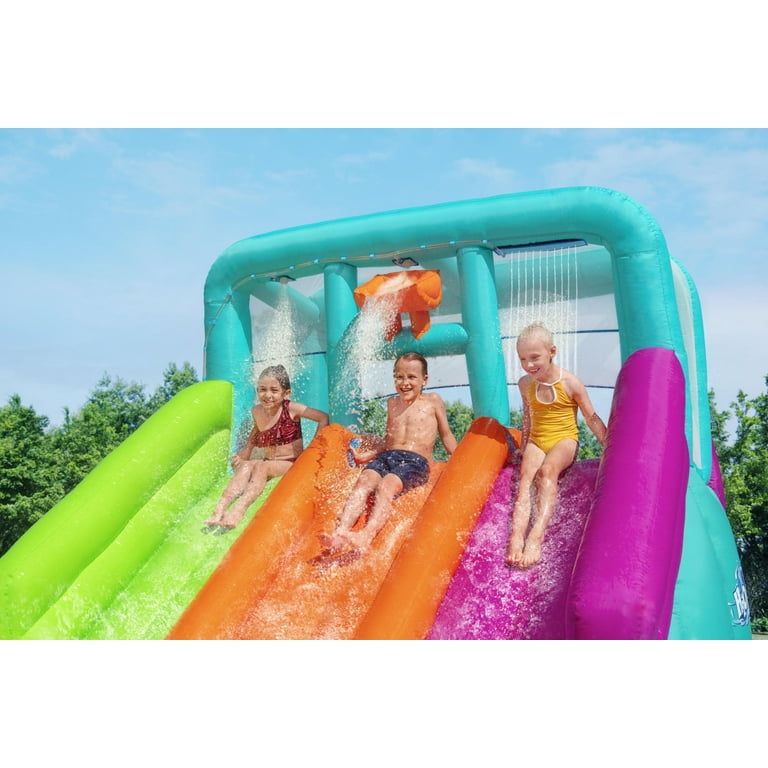 Bestway H2OGO! Large Pool Water Slide, Blow Up Toddler Kids