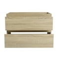 thumbnail image 6 of Noble House 30" Floating Bathroom Vanity Cabinet, Modern Wood Grain, Soft-Close Drawer, Excluded Sink, Light Oak, 6 of 7