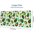 thumbnail image 2 of Gaming Mouse Pad Green Avocado Pattern Large NonSlip Rubber Base Ideal for Gaming and Office Use Add a Fresh and Stylish Touch to Your Desk (11.8"x31.5"), 2 of 6