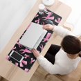 thumbnail image 3 of Long Mouse Pads for Desk,Pink Breast Cancer Desk Mats on Top Of Desks, Desk Mouse Pad Extra Large with 3mm Non-Slip Base and Stitched Edge for Gaming,Office,Work,Home 31.5x11.8in, 3 of 5