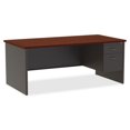 thumbnail image 4 of Lorell Mahogany Laminate/Ccl Modular Desk Series, 4 of 7