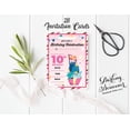 thumbnail image 3 of Darling Souvenir Pink Birthday Invitation Card Printable Fill or Write In Blank Invites Party Supplies Pack Of 28 5 x 7 Inches, 3 of 5