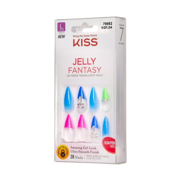 KISS Gel Fantasy Jelly Nails - Jelly Like - Walmart.com - Walmart.com