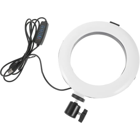 Image of Clip on Ring Lamps Led Selfie Light Portable Laptop Stand Desk Adjustable Fill PC