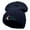Navy, variant on Duck Hunting Season Embroidered 12 Inch Long Knitted Beanie - Heather Grey OSFM