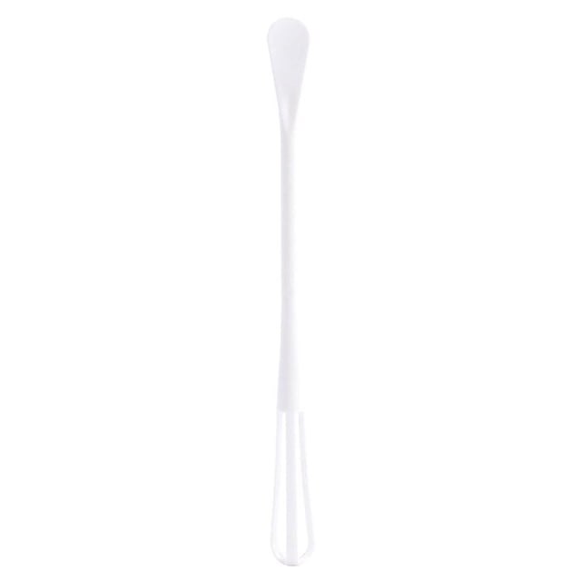 Inteprter Batidor de huevos Cuchara de condimento para hornear de doble extremo Utensilios para hornear reutilizables Espumador de leche Type1 NO1