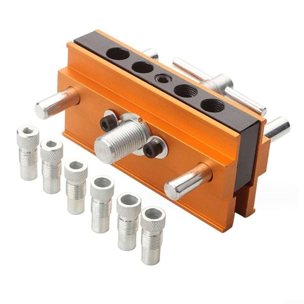 Centering Doweling Jig Wide Capacity Dowel Jig for Straight Holes Adjustable Width Centering Woodworking Projects
