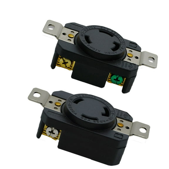 2/4/6/8-pk NEMA L6-30R Female Twist Lock 30A 250V 3 Wire Locking Receptacle