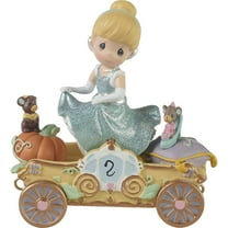Disney Bibbidi, Bobbidi, Boo, Now You're Two!, Precious Moments Disney Birthday Princess Parade Figurine, Age 2, Count 1
