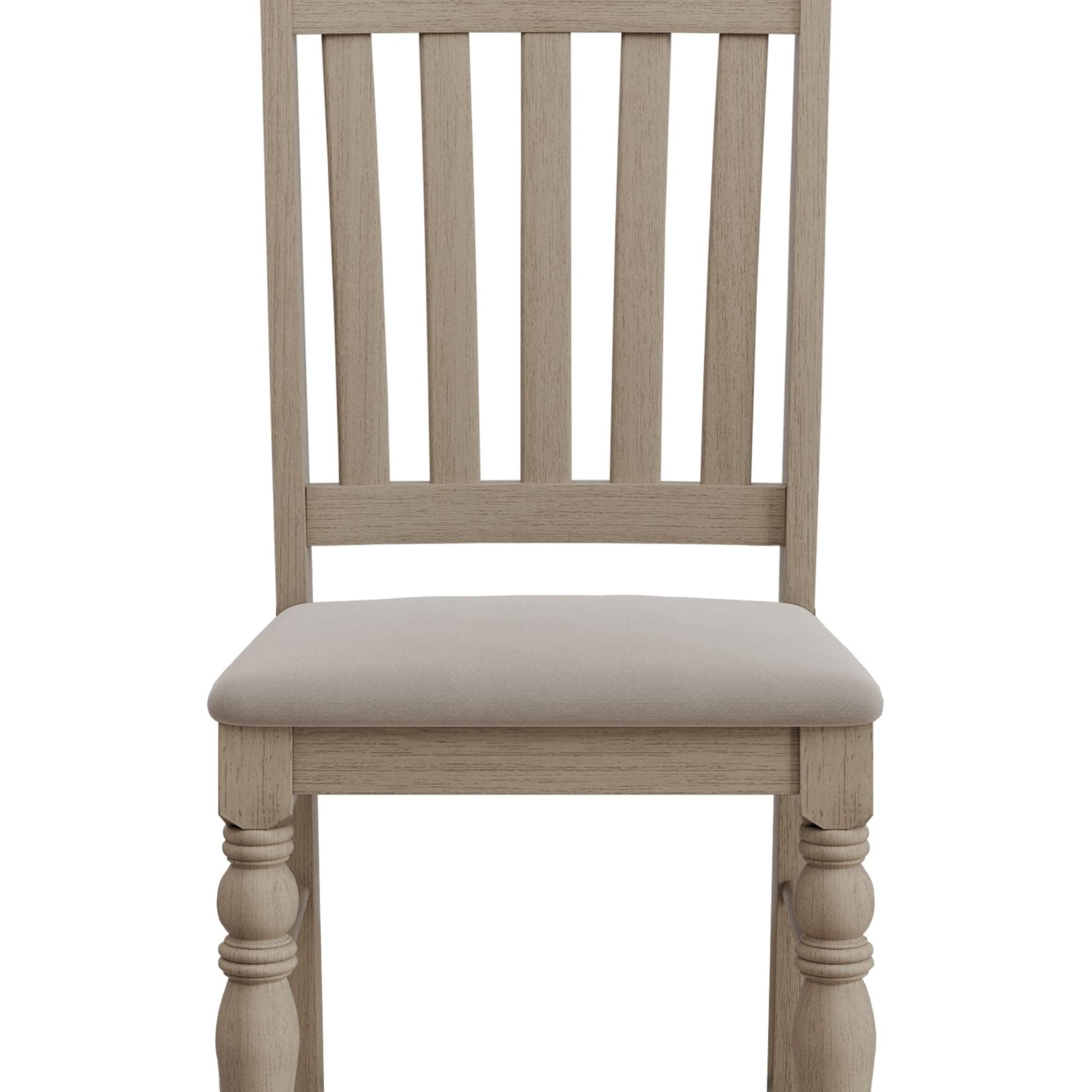 Home Design Mayfield Dining Chair (Set of 6), Warm Gray/Antique Gray
