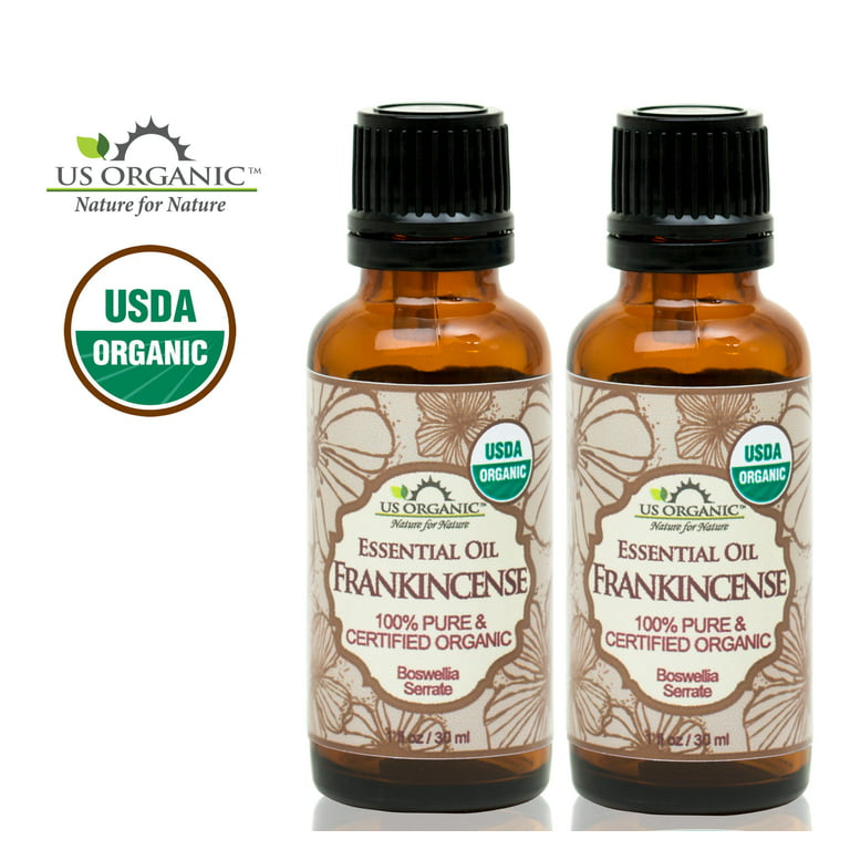 US Organic 100% Pure Patchouli Essential Oil - USDA Certified Organic, Steam Distilled - w/ Euro Droppers (More Size Variations Available)