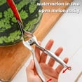 thumbnail image 3 of Fruit Divider Tool,Watermelon Opener Stainless Steel Cut In Half Pliers Watermelon Opener Striking Appearance, 3 of 12