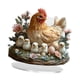 thumbnail image 4 of Hen y polluelos 2d acrílico Decoración del día de la madre colección colección de placa decorativa impermeable coleccionable para de, 4 of 9