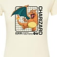 thumbnail image 3 of Pokémon - Charizard Stats - Juniors Fitted Graphic T-Shirt, 3 of 5