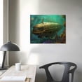 thumbnail image 3 of Nawypu Nautilus Jules Verne Submarine Poster Canvas Painting Print Wall Art Picture Canvas Painting Posters Poster for Room Aesthetic Posters &amp; Prints on Canvas Wall Art Poster for Room, 3 of 4
