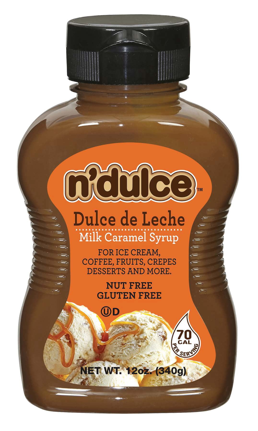 N'DULCE Dulce de Leche milk caramel spread, Syrup 12oz